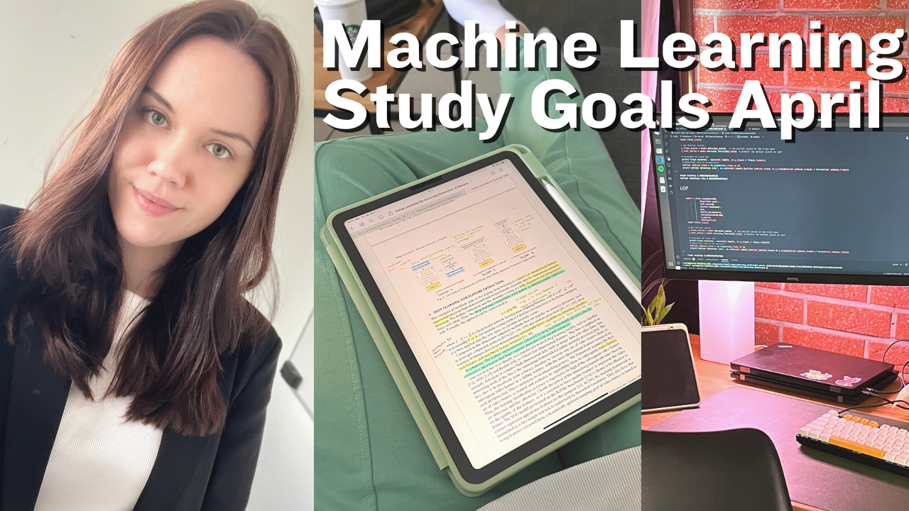 April 2023 Machine Learning Study Goals 